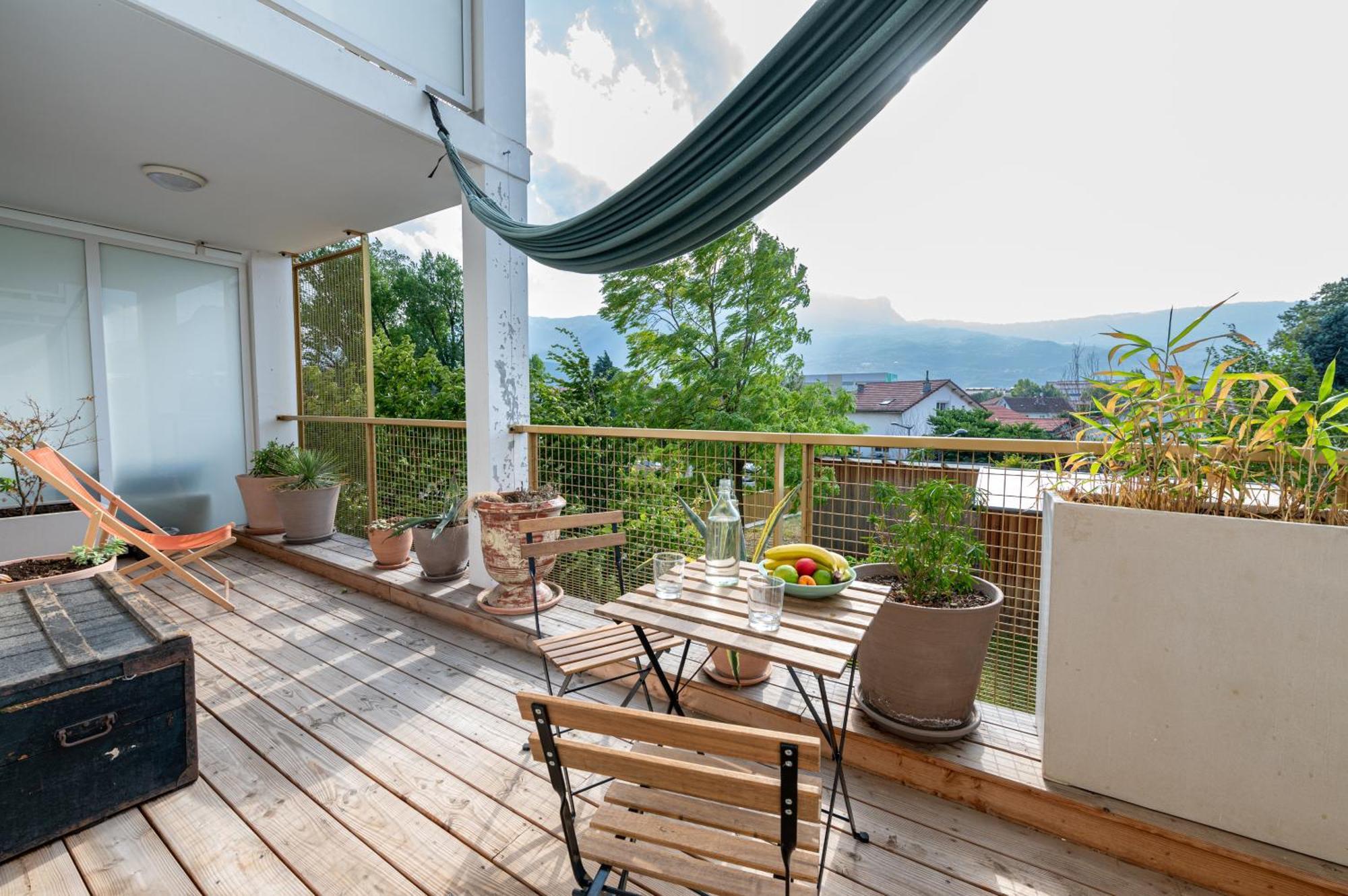 Calme Et Verdure: Vue Montagne - Terrasse - Wifi Grenoble Kültér fotó